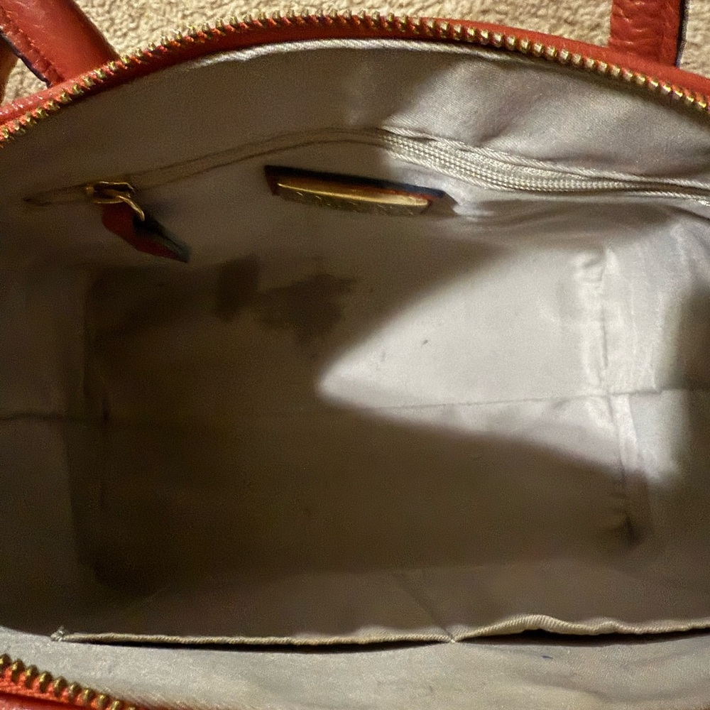 🍂Valentino Designer Bag with Gold and burnt orange Accents🍂 - Picture 6 of 6